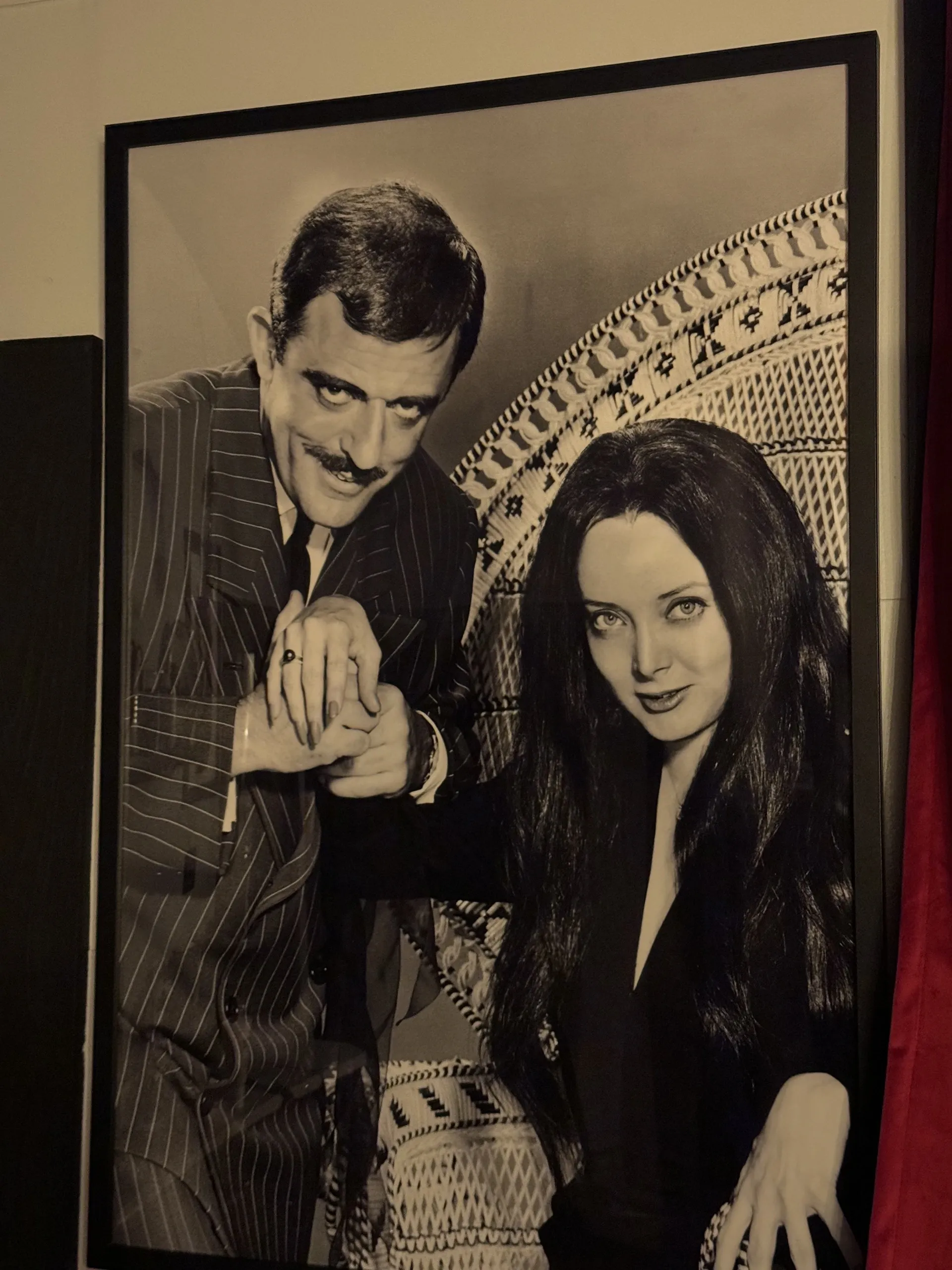 Black and white portrait of a couple.